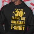 30 Jahreerheiratet Slogan Hoodie Lustige Geschenke