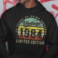 40 Year Old Vintage 1984 Limited Edition 40Th Birthday Hoodie Personalized Gifts