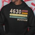 4630 Bochum Retro Postcodes Old Postcode Vintage Hoodie Lustige Geschenke