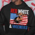 4Th Of July Dachshund Dog Red White And Wieners Hoodie Funny Gifts