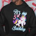 5 Year Unicorn Outfit Its My 5Th Birthday Hoodie Funny Gifts