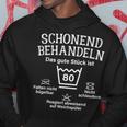 80. Geburtstag Hoodie Das Gute Stück ist 80zig, Witziges Hoodie für Senioren Lustige Geschenke