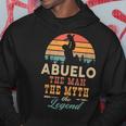 Abuelo The Man The Myth The Legend Retro Vintage Abuelo Hoodie Unique Gifts