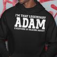 Adam Surname Team Family Last Name Adam Hoodie Funny Gifts
