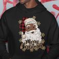 African American Christmas Pajamas Santa Claus Christmas Pj Hoodie Personalized Gifts