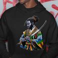 Afro American Samurai Anime Cartoon Japanese Bushido Warrior Hoodie Unique Gifts