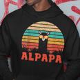 Alpapa Alpaka Lama Fan Liebhaber Dad Frischgebackenerater Kapuzenpullover Lustige Geschenke