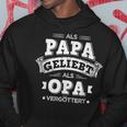 Als Papa Geliebt Als Opaergöttert Lieblingpapa Hoodie Lustige Geschenke