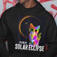 America Totality 04 08 24 Total Solar Eclipse 2024 Cute Cat Hoodie Personalized Gifts