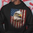 American Flag Bald Eagle Patriotic Red White Blue Hoodie Unique Gifts