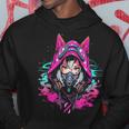 Anime Manga Kitsune Cyberpunk Aesthetic Techwear Harajuku Kapuzenpullover Lustige Geschenke