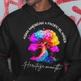 Asian American Pacific Islander Heritage Colorful Tree Hoodie Funny Gifts