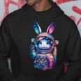 Astronaut Bunny Easter Day Rabbit Usa Outer Space Hoodie Funny Gifts