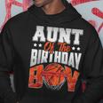 Aunt Basketball Birthday Boy Family Baller B-Day Party Hoodie Unique Gifts