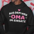 Aus Dem Weg Oma Im Einsatz Hoodie Lustige Geschenke