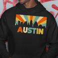 Austin City Skyline Texas State 70S Retro Souvenir Hoodie Unique Gifts