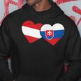 Austria Flag Slovak Flag Austria Slovakia Hoodie Lustige Geschenke