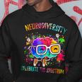 Autism Awareness Neurodiversity Celebrate The Spectrum Brain Hoodie Unique Gifts
