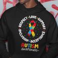 Autism Awareness Respect Love Support Acceptance Inclusion Hoodie Funny Gifts