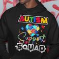Autism Awareness Autism Squad Support Team Colorful Puzzle Hoodie Unique Gifts