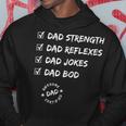 Awesome Dad Dad Bod Dad Jokes Strength Hoodie Unique Gifts
