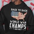 Back To Back Undefeated World War Champs 4Th Of July Hoodie Unique Gifts