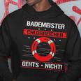 Bademeister Chlorreich Geht Nicht Chlorine Poolboy Hoodie Lustige Geschenke