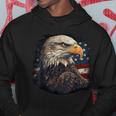 Bald Eagle Us American Flag 4Th Of July Proud Patriotic Hoodie Funny Gifts