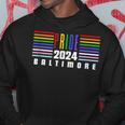 Baltimore Gay Pride Parades And Events Lgbtqia Flag Colors Hoodie Unique Gifts