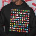 Banderas Internacionales Del Mundo Banderas Mapa Del Mundo Sudadera Regalos divertidos