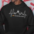 Barcelona Skyline Latido Del Corazón España Amo Barcelona Sudadera Regalos divertidos