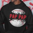 Baseball Softball Lover Ball Pap Pap Father's Day Dad Papa Hoodie Unique Gifts