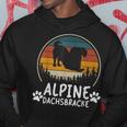 Basset Alpindackel Papa Wieneratertag Kapuzenpullover Lustige Geschenke