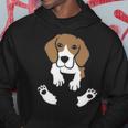 Beagle Dog In The Pocket Cute Pocket Beagle Hoodie Unique Gifts