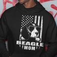 Beagle Mom Cool Vintage Retro Proud American Hoodie Unique Gifts