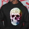 Beautiful Steampunk Multicolor Gear Skull Hoodie Unique Gifts