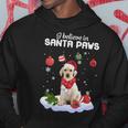 I Believe In Santa Paws Yellow Labrador Hoodie Unique Gifts