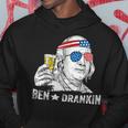 Ben Drankin Benjamin Franklin Drinking Beer 4Th Of July Hoodie Personalized Gifts