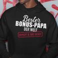 Best Bonus Papa Der Welt Kapuzenpullover Lustige Geschenke