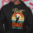 Best Dad By Par Golfing Vintage Retro For Father Day Hoodie Unique Gifts