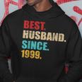 Best Husband Since 1999 For 25Th Silver Wedding Anniversary Hoodie Unique Gifts