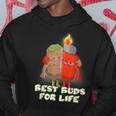 Beste Buds For Life Lighter And Joint Kiffer Kiffen Grass Hoodie Lustige Geschenke