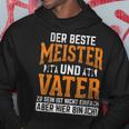 With Bester Meister Und Fater Handwerker Papa Meister Kapuzenpullover Lustige Geschenke