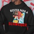 Bester Papa & Schweißer Kapuzenpullover Lustige Geschenke