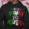 Bester Papa Der Welt Italian Italian Slogan Kapuzenpullover Lustige Geschenke