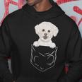 Bichons Frisés Avec Inscription Dog In Pocket Sweat à capuche Cadeaux drôles