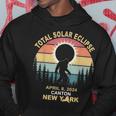 Bigfoot Canton New York Total Solar Eclipse 2024 Hoodie Unique Gifts