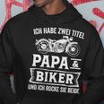 Biker Papa Motorradfahrer Motorrad Kapuzenpullover Lustige Geschenke