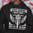 Biker Werden Nicht Grau Das Ist Chrom Motorcycle Kapuzenpullover Lustige Geschenke