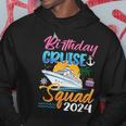 Birthday Cruise Squad 2024 Birthday Trip Party Vacation Hoodie Personalized Gifts
